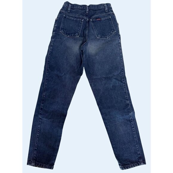 Vintage SASSON Exposed Button Fly High Waisted Jeans 80s / 90s Sz 24 - Picture 5 of 8